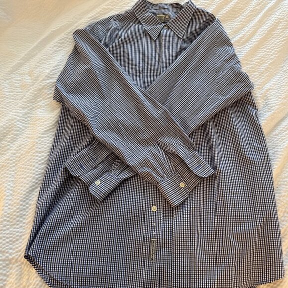 LUCKY BRAND Single Needle Tailored Long Sleeve Button Up Shirt Men's L - Picture 1 of 5